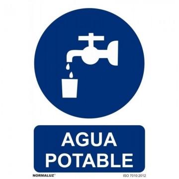 Señal Obligación Agua Potable