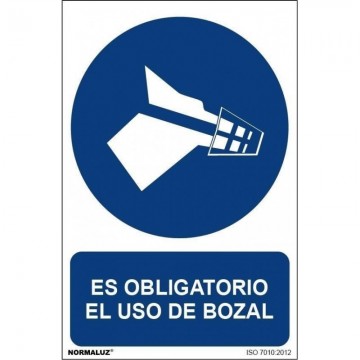 Señal Obligación Uso de Bozal