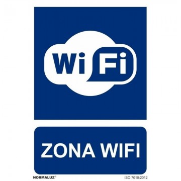 Señal Obligación Zona WIFI