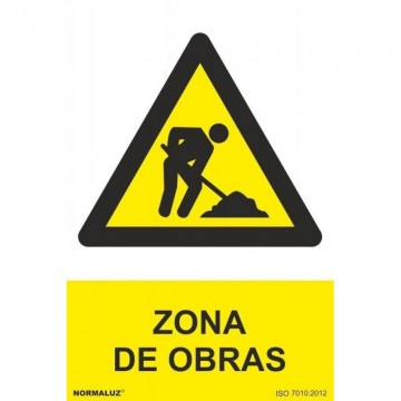 Señal Peligro Zona de Obras