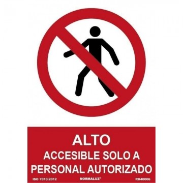 Señal Prohibido Accesible...