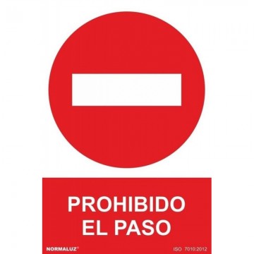 Señal Prohibido El Paso