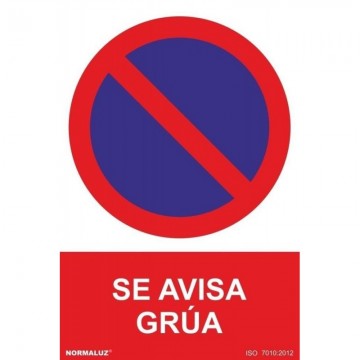 Señal Prohibido Se Avisa Grúa