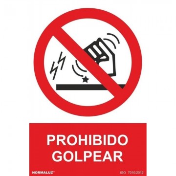 Señal Prohibido Golpear