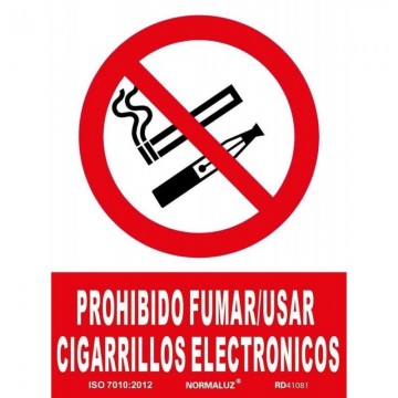 Señal Prohibido Fumar o...