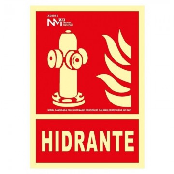 Señal Clase A Hidrante Texto